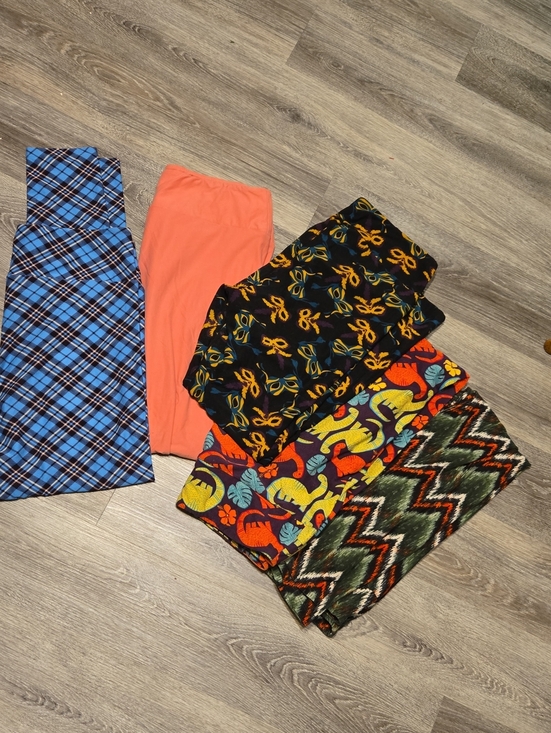 LuLaRoe Pants - Lot Of 5 Lularoe Tall & Curvy Leggings